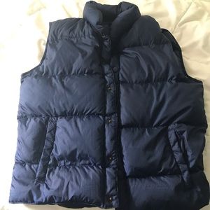 Lands end boys puffer best navy blue